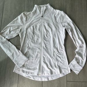 Lululemon white zip up sz10